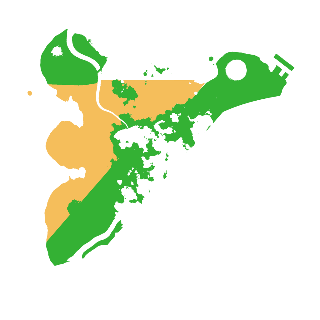 Biome Rust Map: Procedural Map, Size: 2800, Seed: 632850438