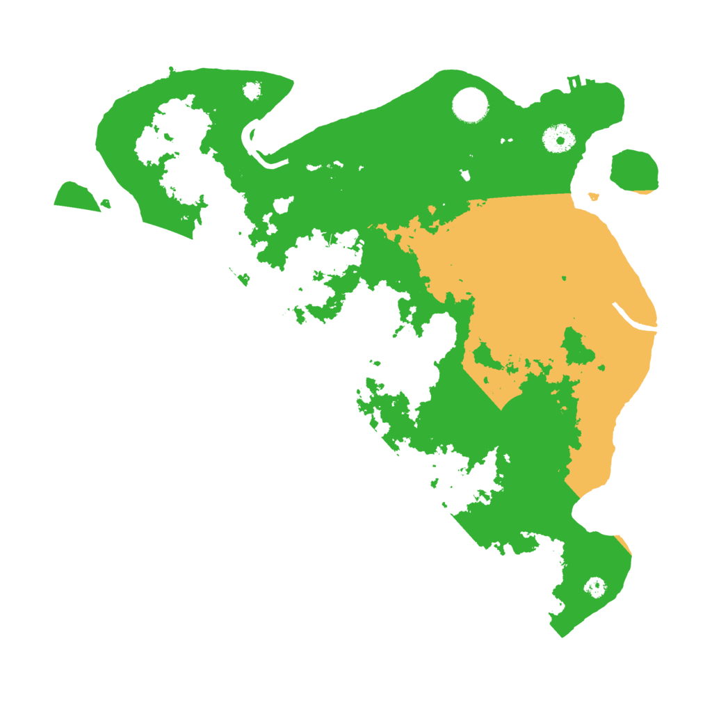 Biome Rust Map: Procedural Map, Size: 3550, Seed: 397966909