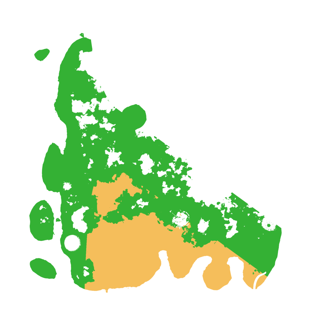 Biome Rust Map: Procedural Map, Size: 3500, Seed: 13977931