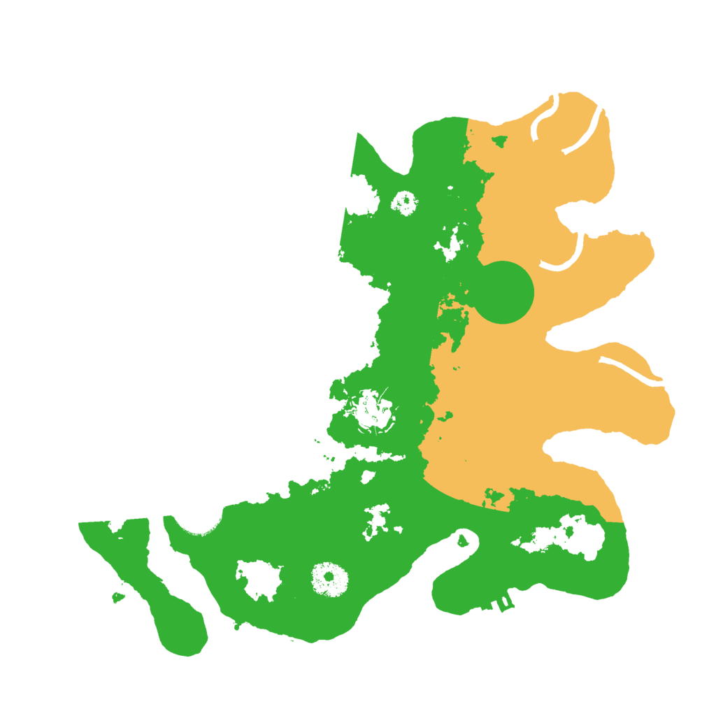 Biome Rust Map: Procedural Map, Size: 3000, Seed: 94592