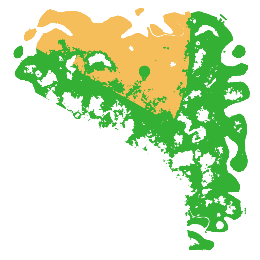 Biome Rust Map: Procedural Map, Size: 6000, Seed: 25175856