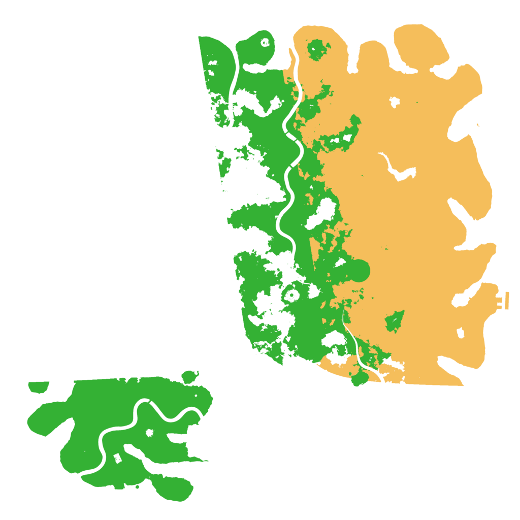 Biome Rust Map: Procedural Map, Size: 6000, Seed: 3242342