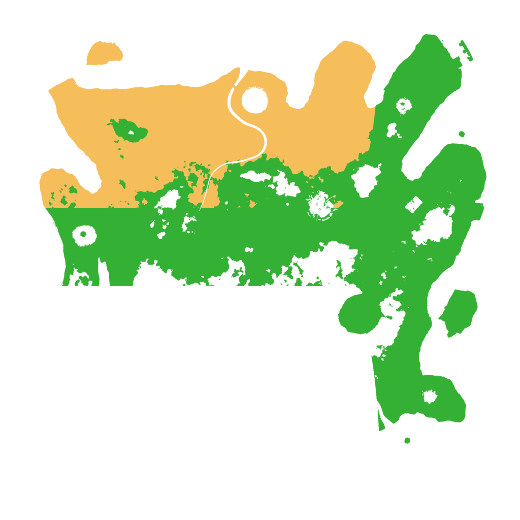 Biome Rust Map: Procedural Map, Size: 3500, Seed: 684055305