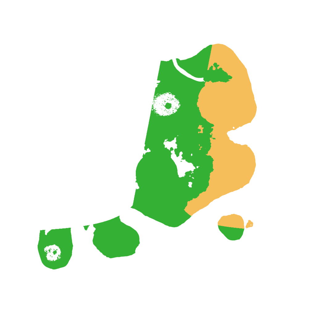 Biome Rust Map: Procedural Map, Size: 2000, Seed: 38332962