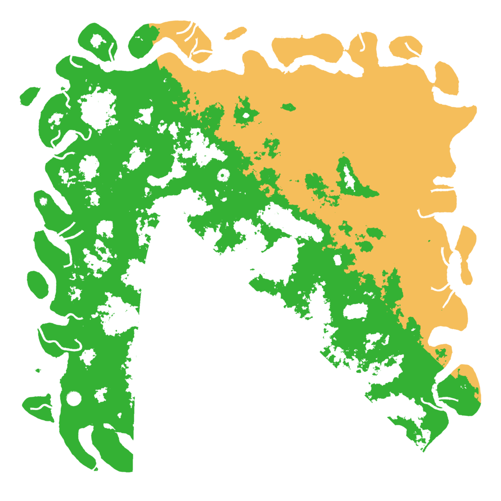 Biome Rust Map: Procedural Map, Size: 6000, Seed: 1045288