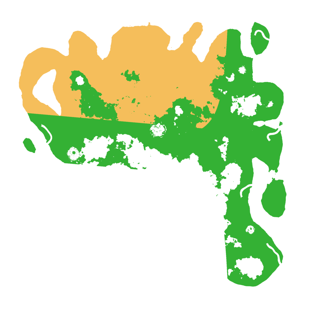 Biome Rust Map: Procedural Map, Size: 3850, Seed: 75737461