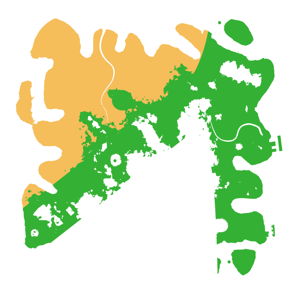 Biome Rust Map: Procedural Map, Size: 3850, Seed: 571014893