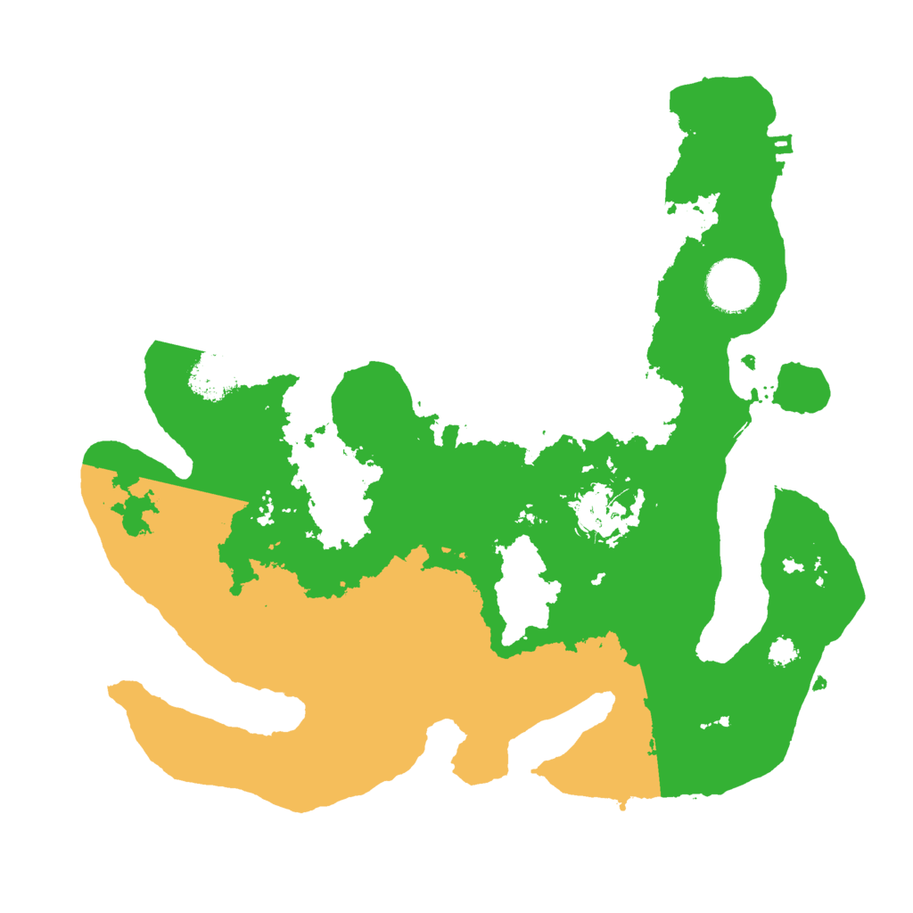 Biome Rust Map: Procedural Map, Size: 3000, Seed: 123459