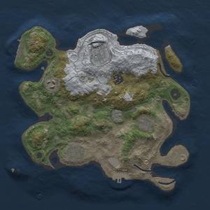 Thumbnail Rust Map: Procedural Map, Size: 3000, Seed: 4500, 14 Monuments