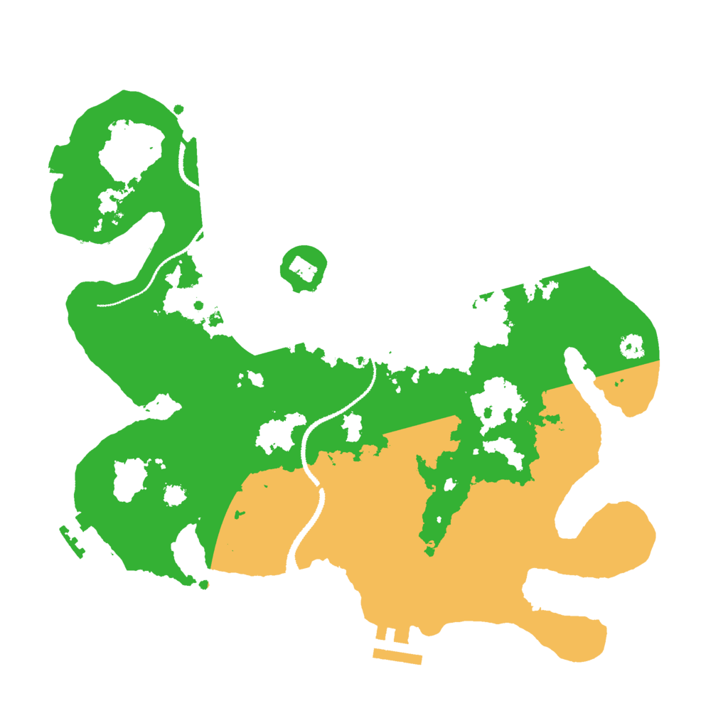 Biome Rust Map: Procedural Map, Size: 3000, Seed: 4500