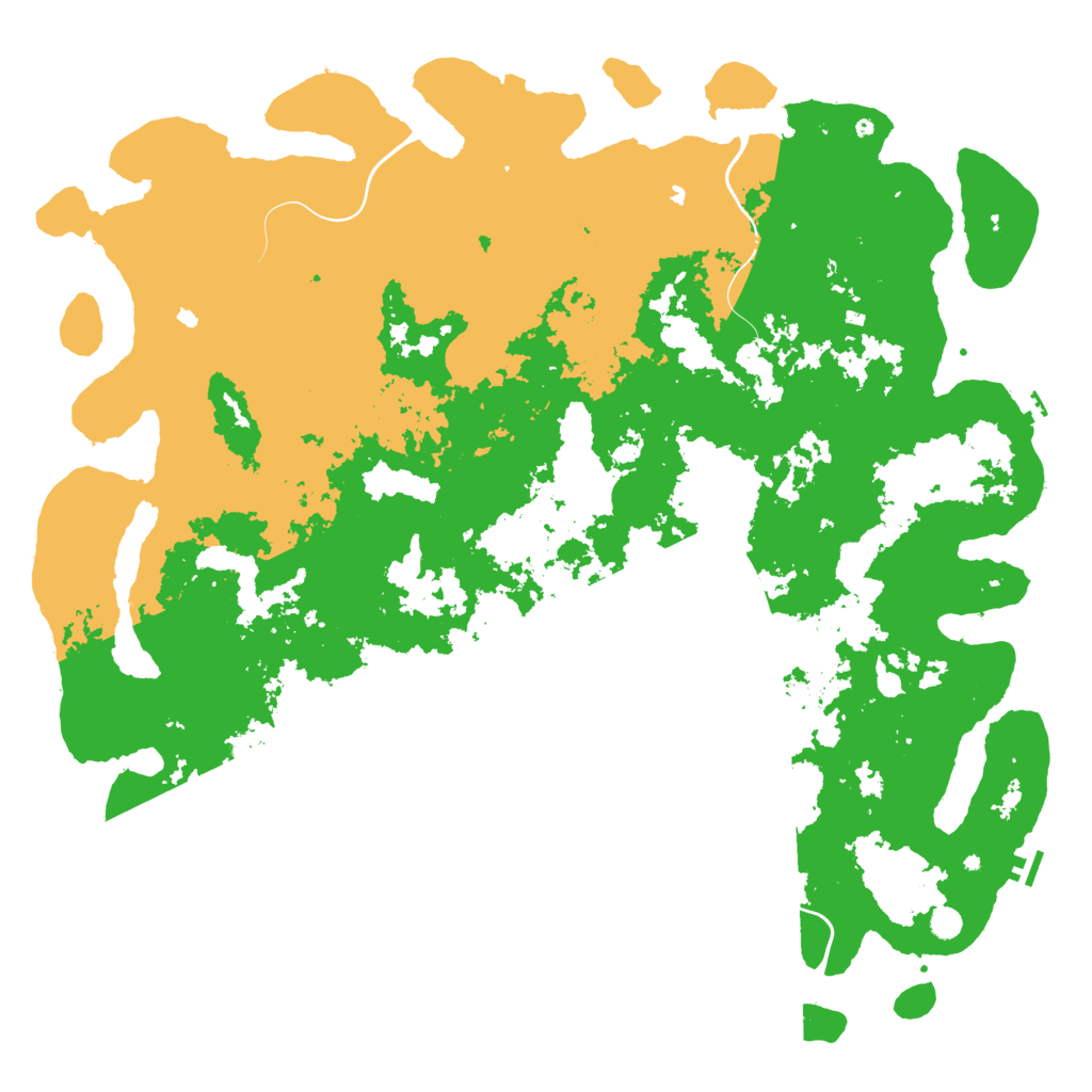 Biome Rust Map: Procedural Map, Size: 6000, Seed: 519475106