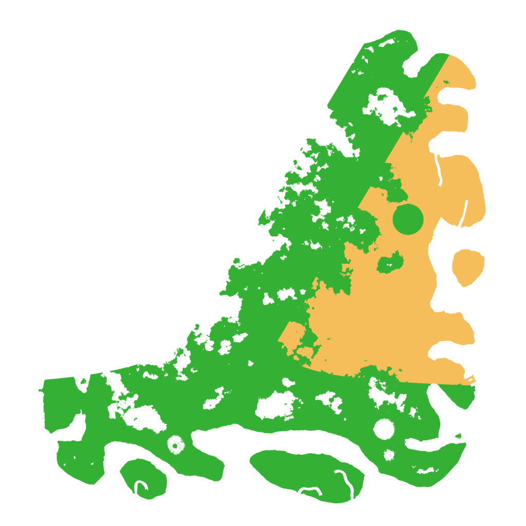 Biome Rust Map: Procedural Map, Size: 4500, Seed: 123654614