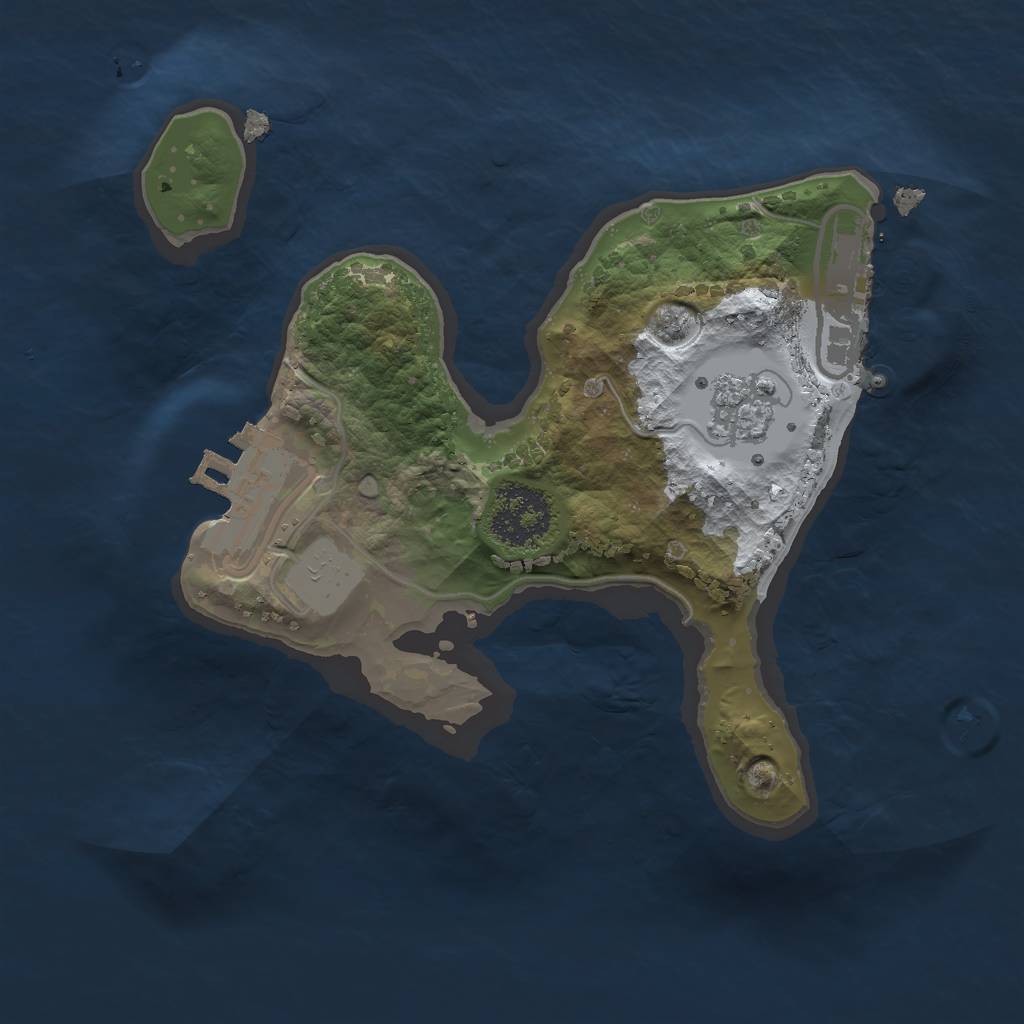 Rust Map: Procedural Map, Size: 1700, Seed: 86868343, 8 Monuments