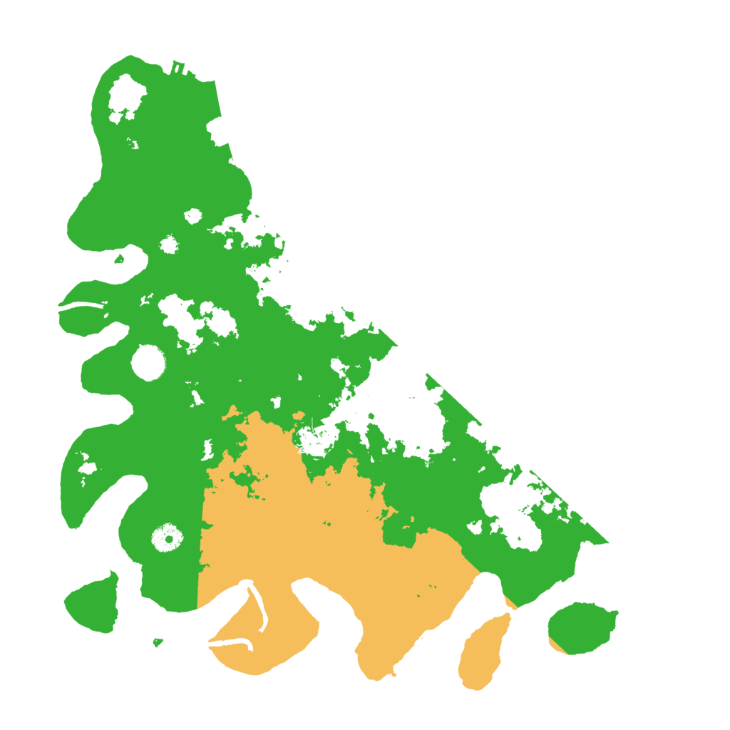 Biome Rust Map: Procedural Map, Size: 3800, Seed: 5001
