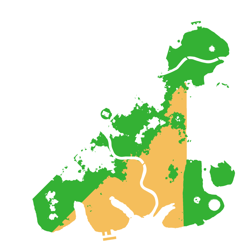 Biome Rust Map: Procedural Map, Size: 3800, Seed: 7770129