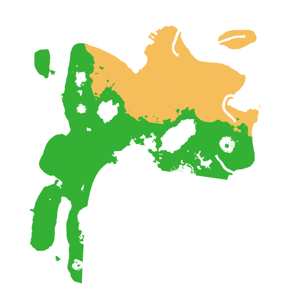 Biome Rust Map: Procedural Map, Size: 3000, Seed: 18234