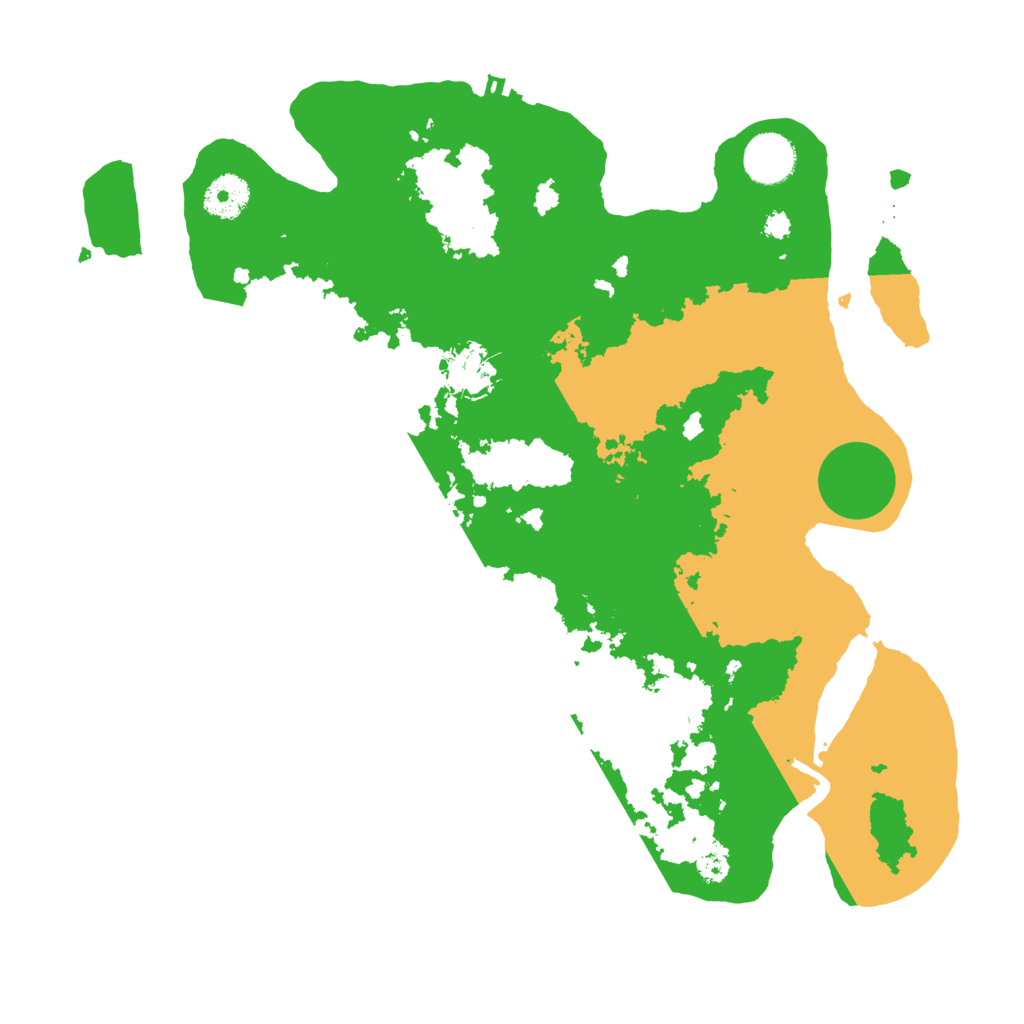 Biome Rust Map: Procedural Map, Size: 3500, Seed: 12098