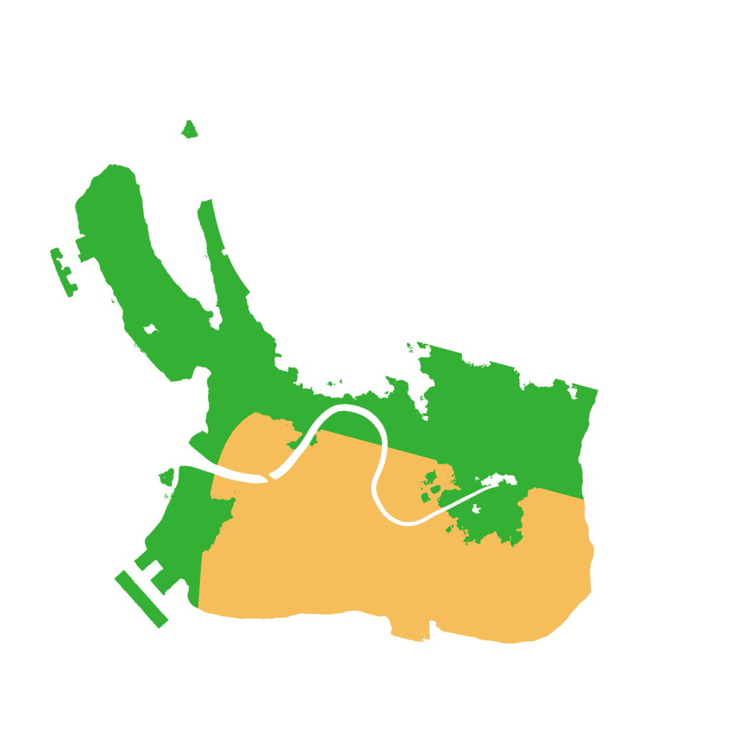 Biome Rust Map: Procedural Map, Size: 2200, Seed: 122
