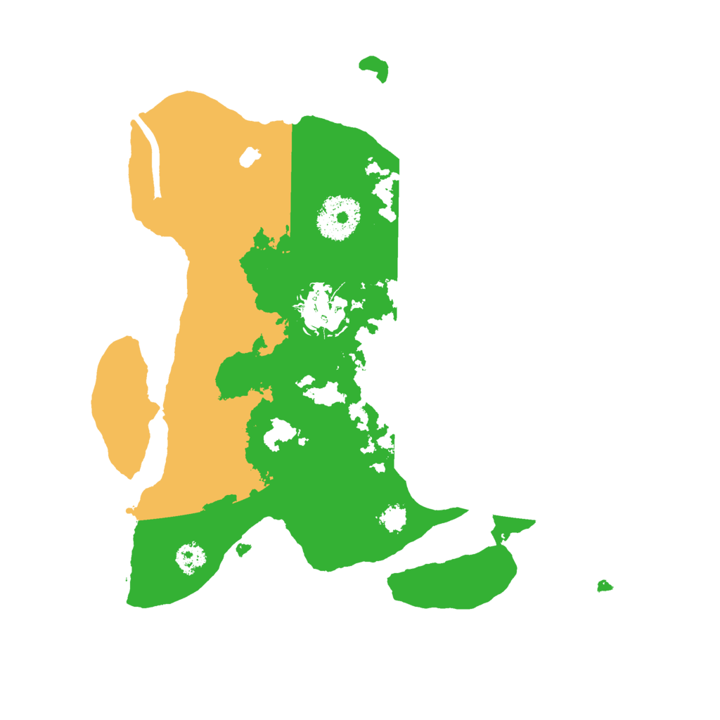 Biome Rust Map: Procedural Map, Size: 2500, Seed: 6357