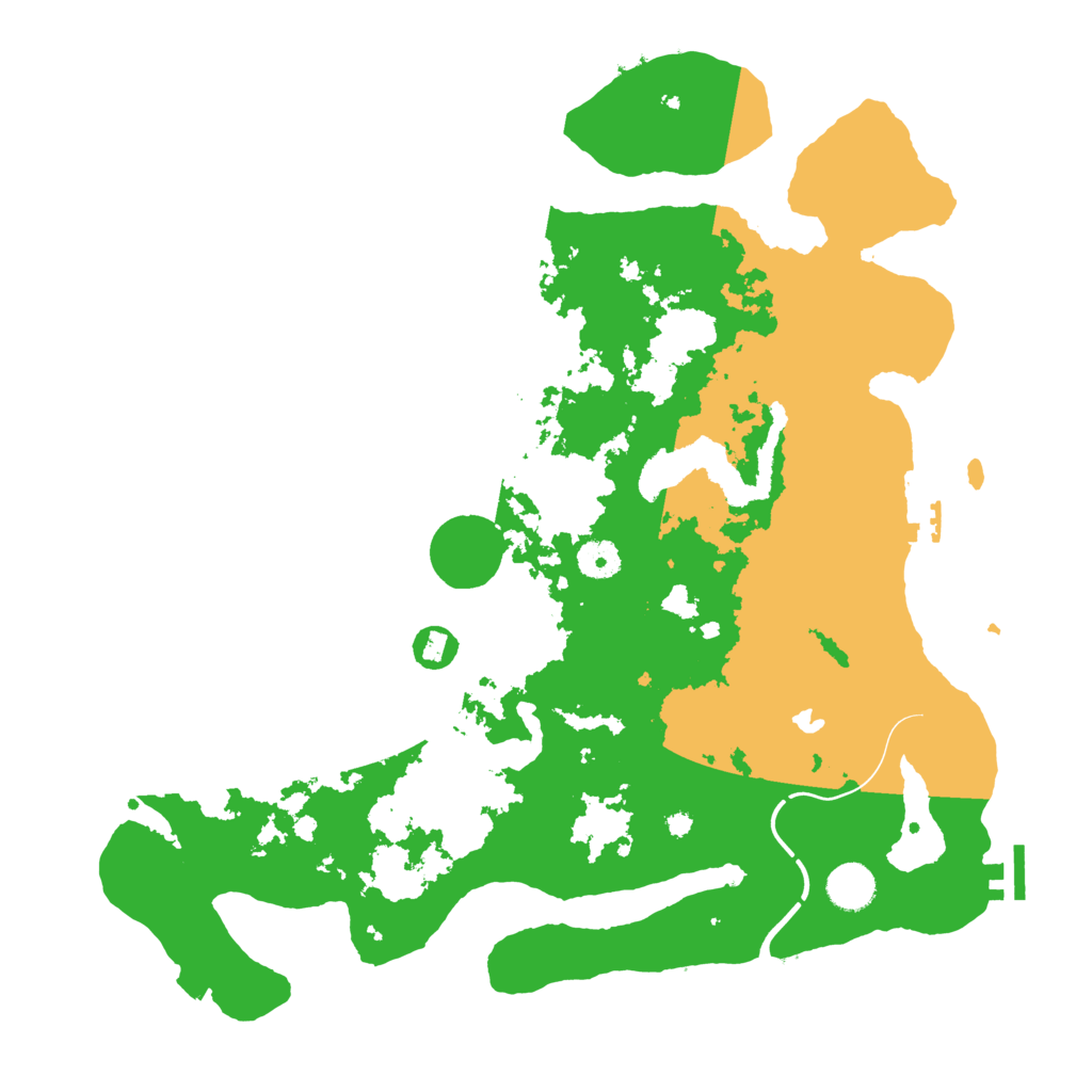 Biome Rust Map: Procedural Map, Size: 4000, Seed: 763640177