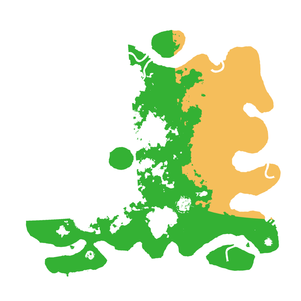 Biome Rust Map: Procedural Map, Size: 3500, Seed: 937456
