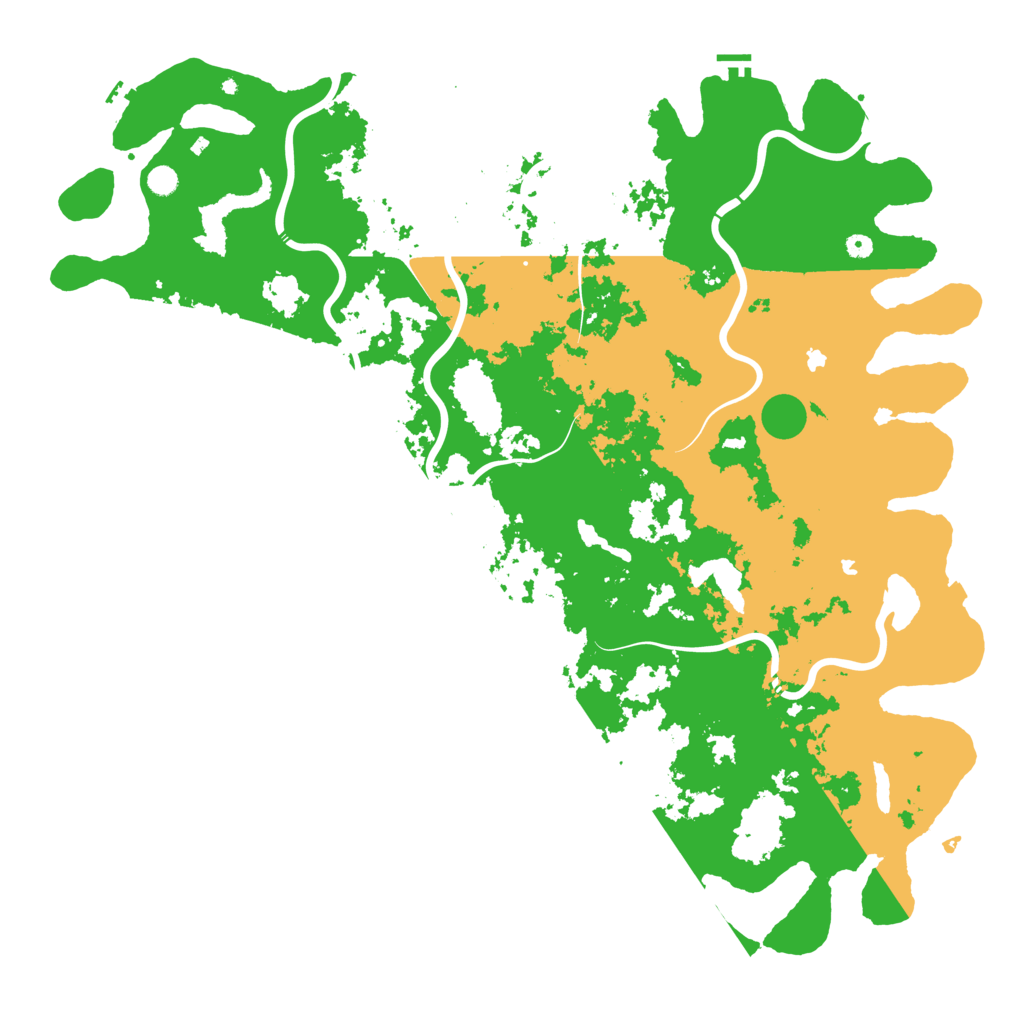 Biome Rust Map: Procedural Map, Size: 6000, Seed: 9903719