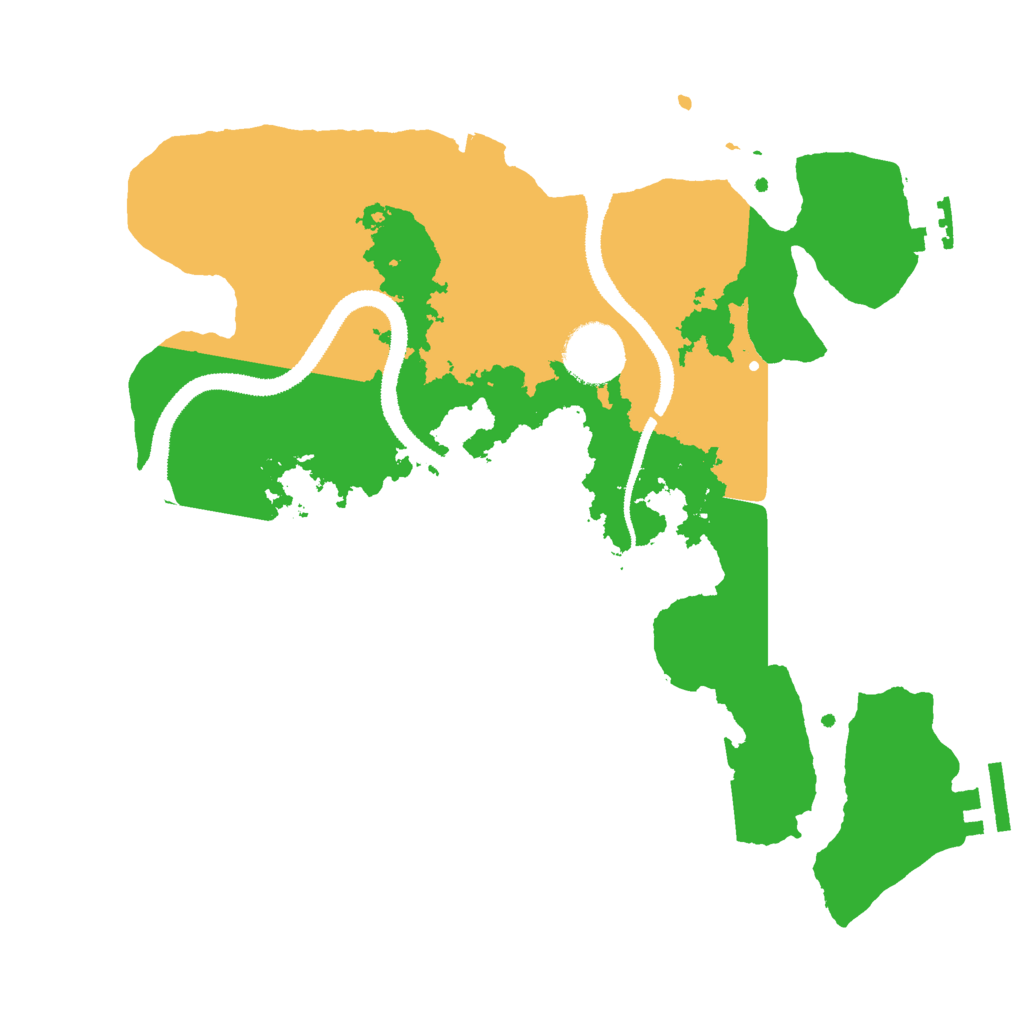 Biome Rust Map: Procedural Map, Size: 3000, Seed: 972364