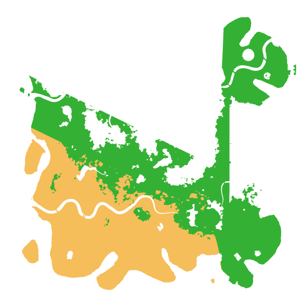 Biome Rust Map: Procedural Map, Size: 4500, Seed: 437864496