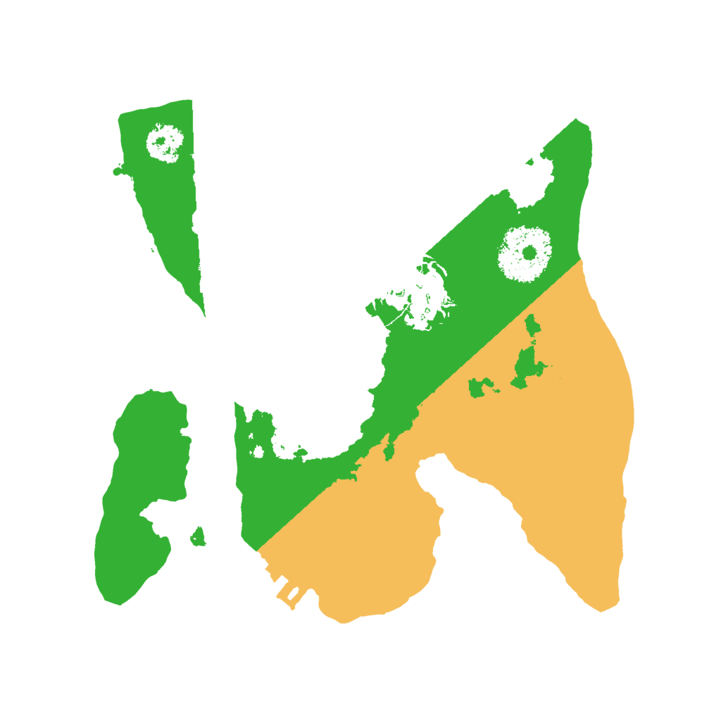 Biome Rust Map: Procedural Map, Size: 2000, Seed: 30111978