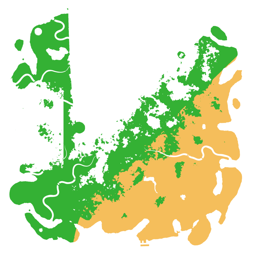 Biome Rust Map: Procedural Map, Size: 6000, Seed: 219423849