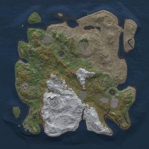 Thumbnail Rust Map: Procedural Map, Size: 3850, Seed: 1752138873, 19 Monuments