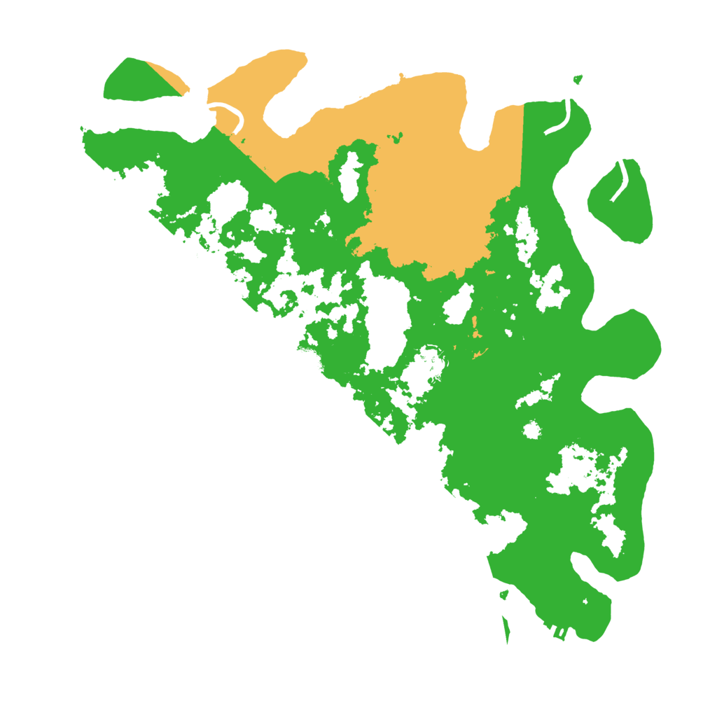 Biome Rust Map: Procedural Map, Size: 3700, Seed: 284308840