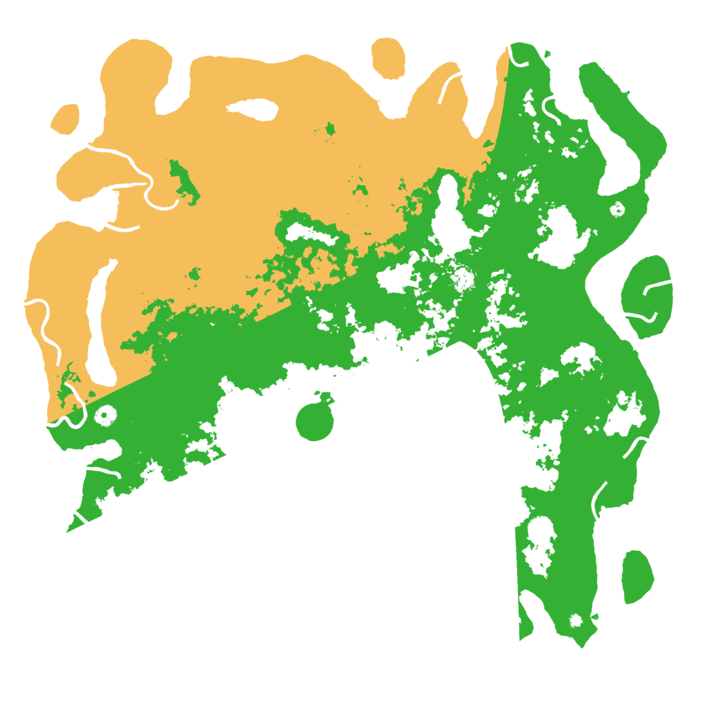 Biome Rust Map: Procedural Map, Size: 5000, Seed: 519475106