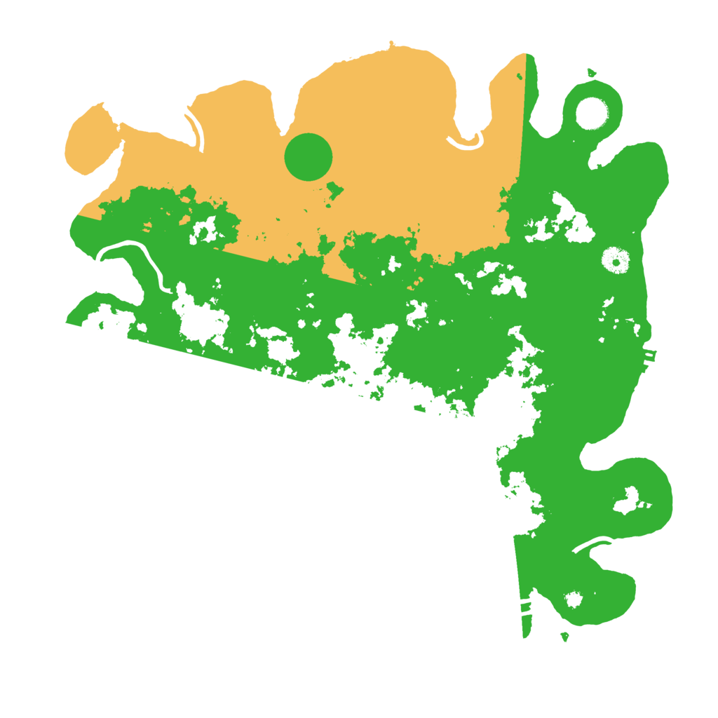 Biome Rust Map: Procedural Map, Size: 3950, Seed: 673797394