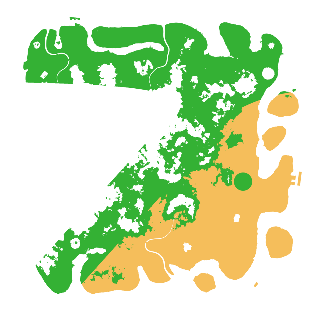 Biome Rust Map: Procedural Map, Size: 4500, Seed: 89375