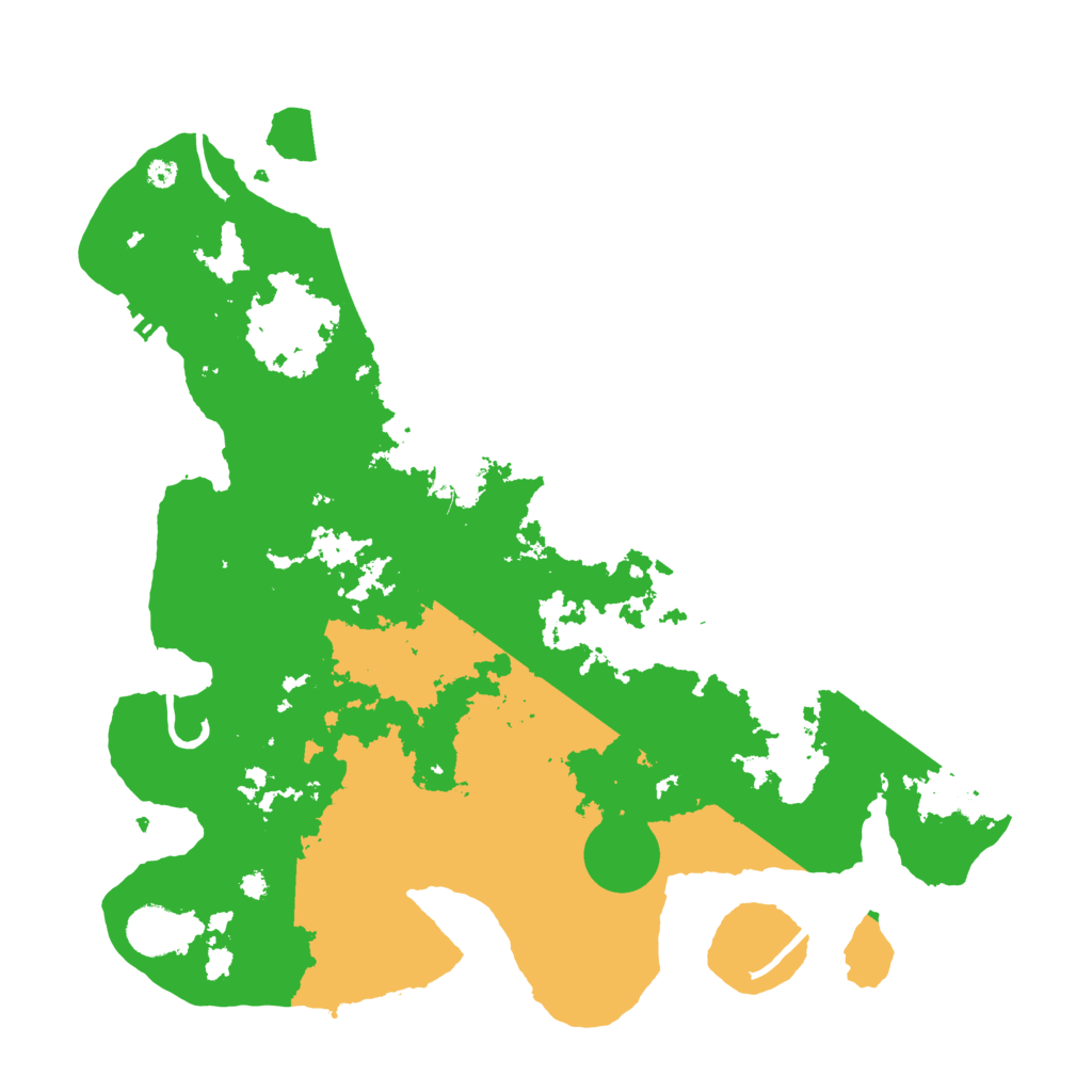 Biome Rust Map: Procedural Map, Size: 3800, Seed: 1879327382