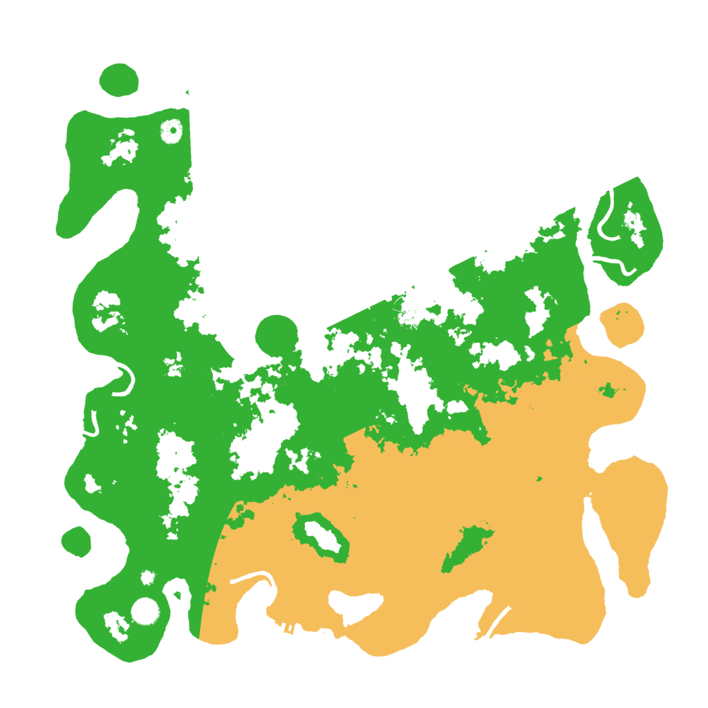 Biome Rust Map: Procedural Map, Size: 4500, Seed: 1759990099