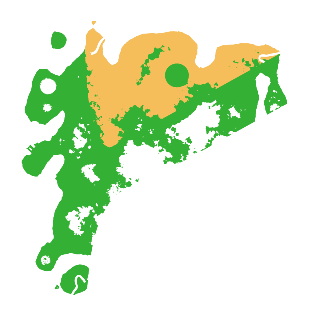 Biome Rust Map: Procedural Map, Size: 3500, Seed: 341338