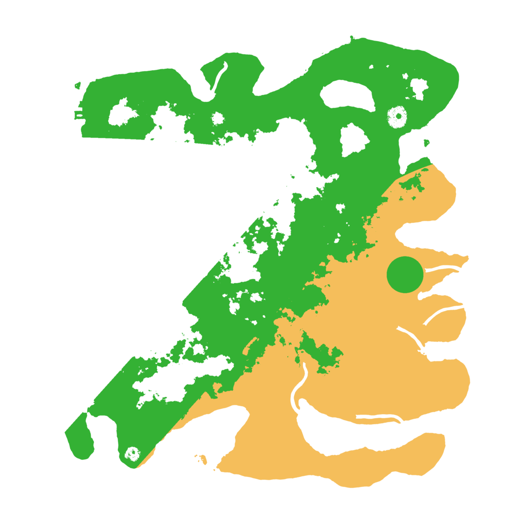 Biome Rust Map: Procedural Map, Size: 3700, Seed: 959097490