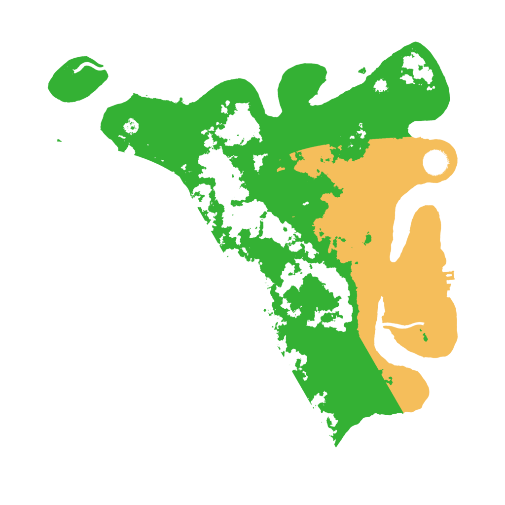 Biome Rust Map: Procedural Map, Size: 3500, Seed: 1375573435