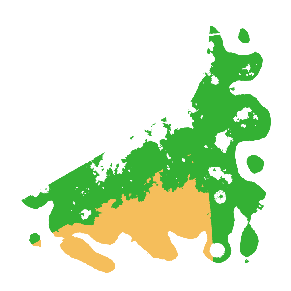 Biome Rust Map: Procedural Map, Size: 3500, Seed: 218715041