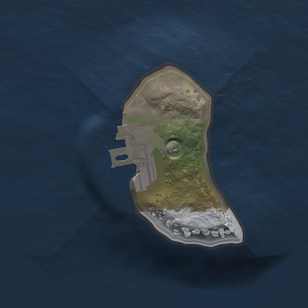 Rust Map: Procedural Map, Size: 1000, Seed: 22100, 4 Monuments