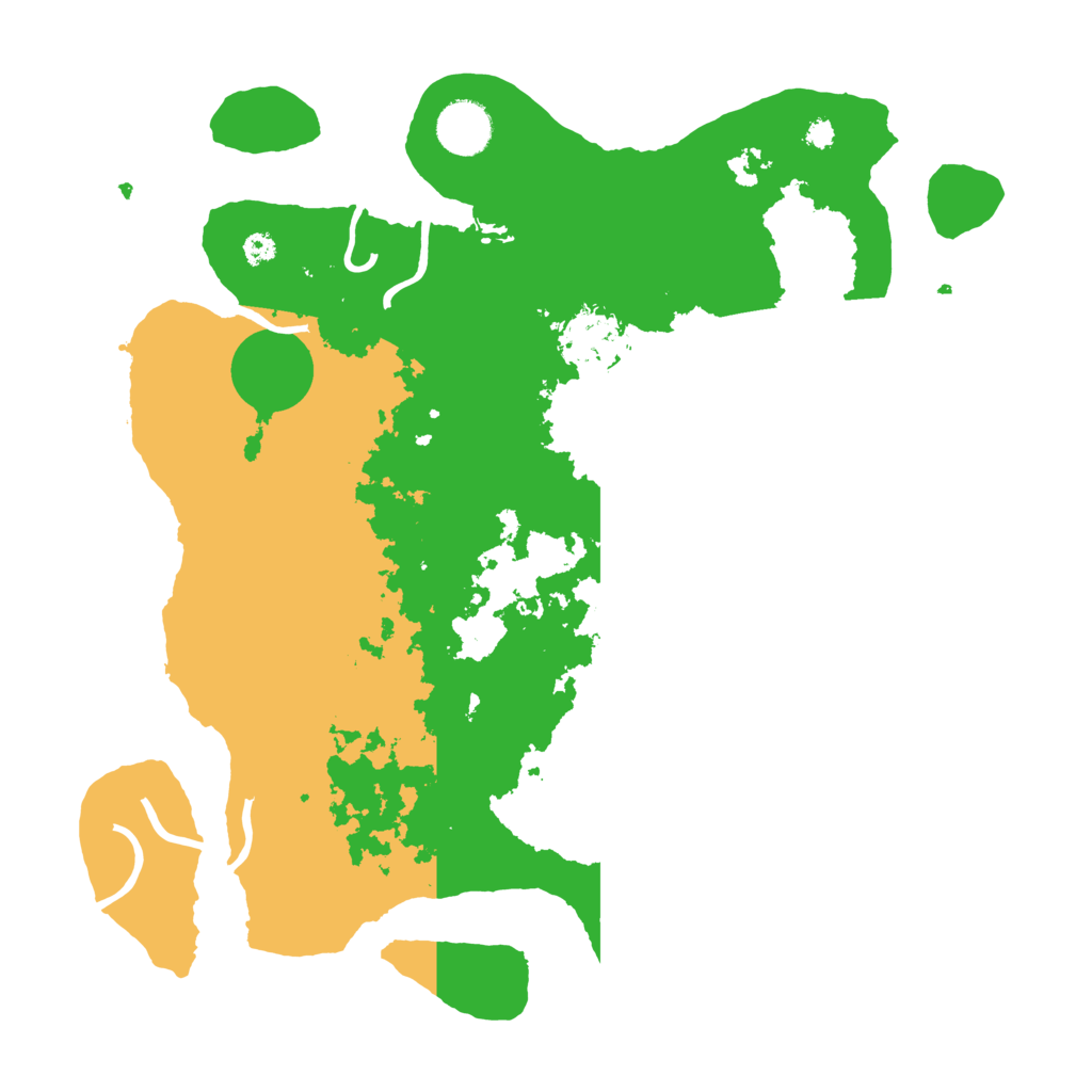 Biome Rust Map: Procedural Map, Size: 3500, Seed: 1517513