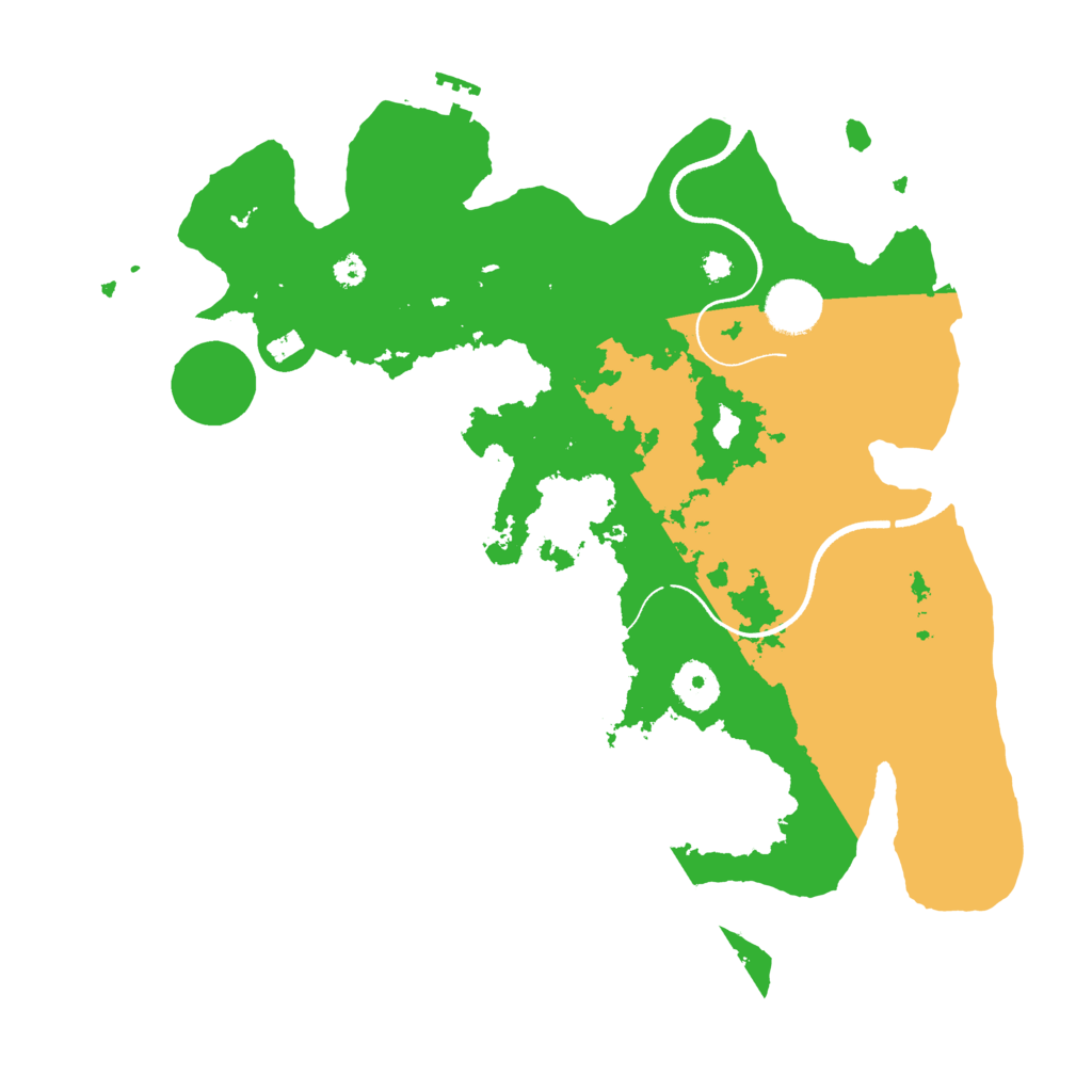 Biome Rust Map: Procedural Map, Size: 3500, Seed: 1955138865