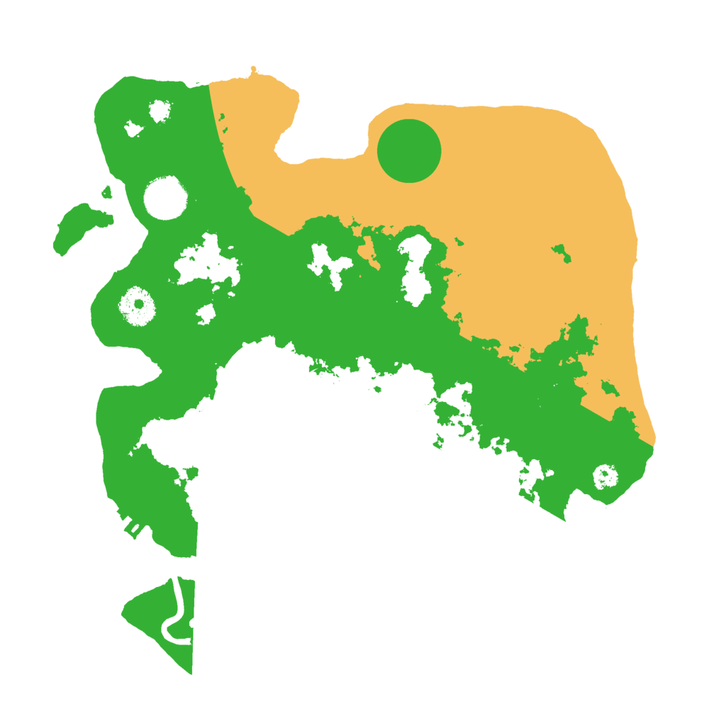 Biome Rust Map: Procedural Map, Size: 3000, Seed: 1307140451