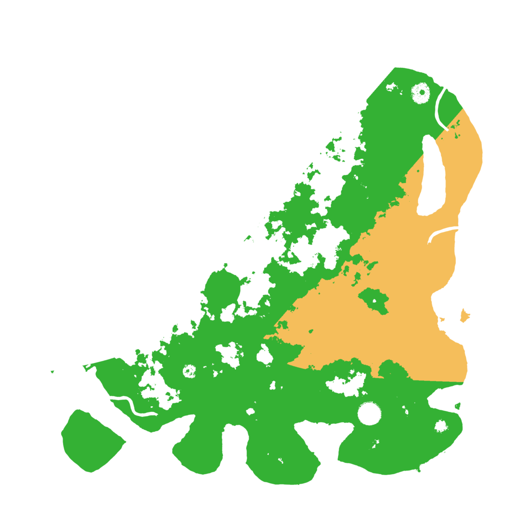 Biome Rust Map: Procedural Map, Size: 3950, Seed: 1923979086