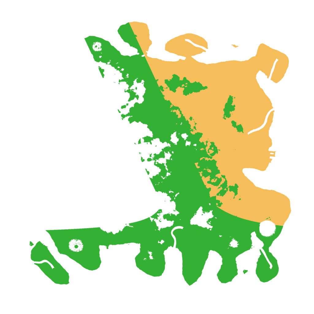 Biome Rust Map: Procedural Map, Size: 3500, Seed: 256136735