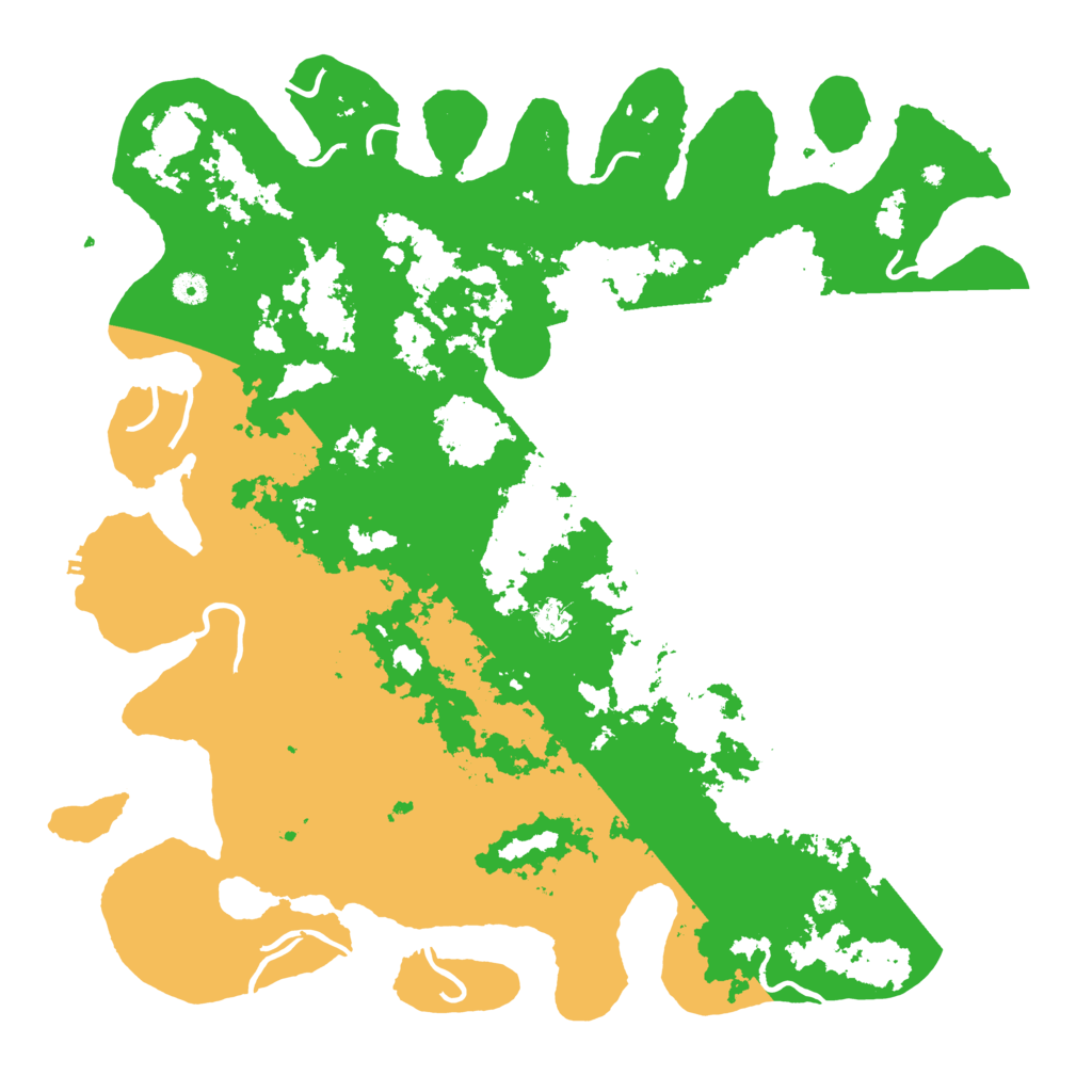 Biome Rust Map: Procedural Map, Size: 4850, Seed: 1337