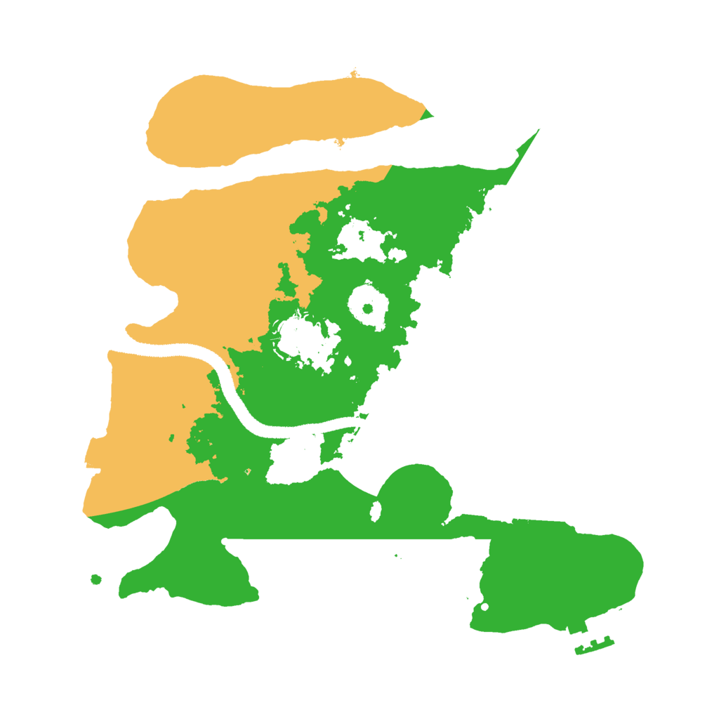 Biome Rust Map: Procedural Map, Size: 2750, Seed: 25339