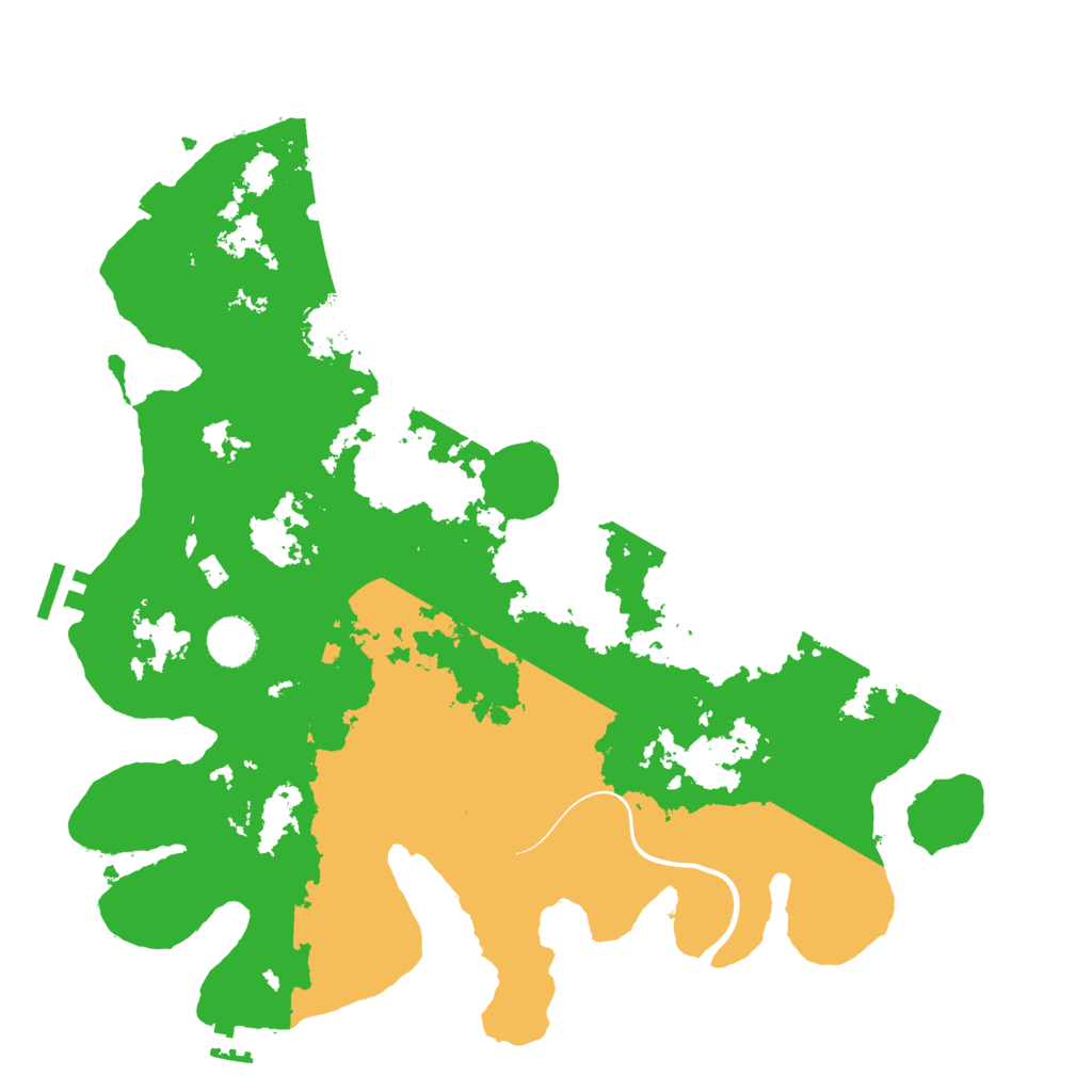 Biome Rust Map: Procedural Map, Size: 3850, Seed: 481117665